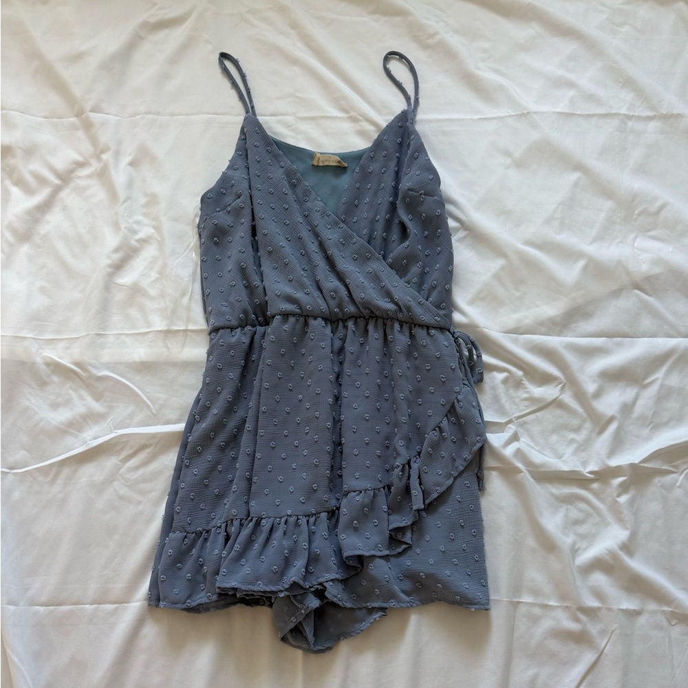 Altar'd State Textured Blue Dress
